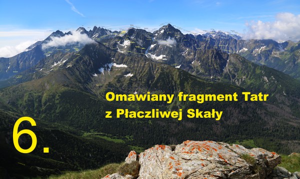 panorama z Płaczliwej Skały